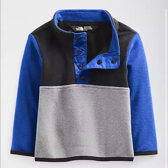 NWT The North Face - Infant Glacier 1/4 Snap - Picture 2 of 6